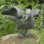 Bronze Taube  "Taube mit offenen Flügeln"
