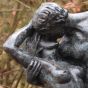 Bronzefigur Kuss Auguste Rodin Liebespaar Kopf