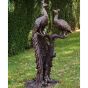 Bronze_skulptur Pfauen_paar