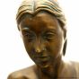 Kassandra Bronzefigur Gesicht