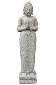 Stehender Buddha "Begrüßung", Basanit, 120cm 