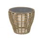 Cane-Line Basket Couchtisch klein in natural inkl. Keramikplatte