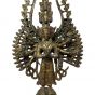 Nahansicht der Bronzefigur "Durga, Göttin der Vollkommenheit"