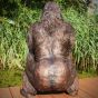 Bronze Figur Silberrücken Gorilla