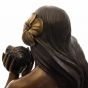 bronzefigur Frau Blume im haar