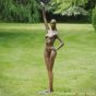 Bronze Ballerina für den Garten