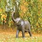 Bronzeskulptur eines Elefanten