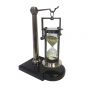 HG008 Hourglass on Stand, 30 Minuten - Sanduhr Stundenglass mit Ständer mit Silber Finish