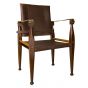 Authentic Models Bridle Leather Campaign Chair MF122