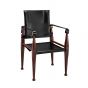 Authentic Models Bridle Leather Campaign Chair MF122B