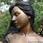 bronze_skulptur Frau Gesicht
