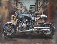 Metall - Wandbild "BMW Bike" metallbild wandbild wandobjekt dekobild 