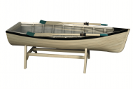 Authentic Models Ruderboot als Tisch oder als Bücherschrank WO102