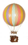 Authentic Models Heißluftballon Modell bunt pastell