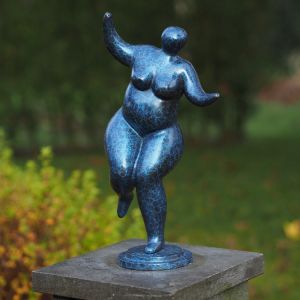 Bronzeskulptur "Ballerina Molly" mit ungewöhnlicher Patina
