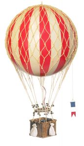 Authentic Models Heißluftballon Modell Rot