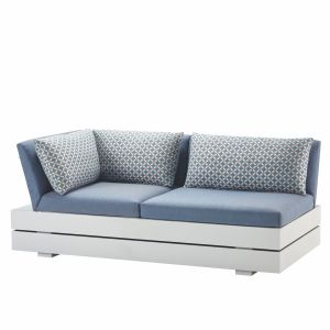 Solpuri Boxx Modul M, 2-Sitzer Sofa offen in weiss