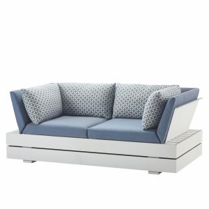 Solpuri Boxx Modul M, 2-Sitzer Sofa in weiss