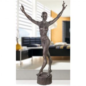 Edition Strassacker Bronzeskulptur "Nackter Tanz" von Roman Strobl - limitiert auf 19 Stück