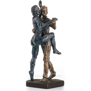 Bronzeskulptur "Tangopaar Frühling" von Uwe Spiekermann