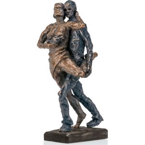 Bronzeskulptur Tangopaar Sommer von Strassacker
