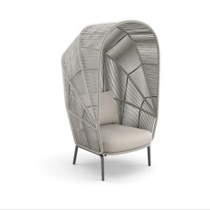 Dedon Rilly Kokon Lounge Sessel in taupe touch