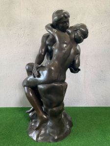 Bronzeskulptur Der Kuss von Auguste Rodin 