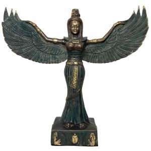 Frontansicht der ägyptischen Göttin Isis