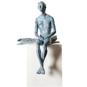 Bronzeskulptur "Icaro" von Raffaella Benetti