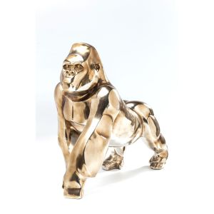 KARE Skulptur "Stolzer Gorilla" in gold
