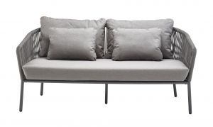 Solpuri Loop 2-Sitzer Sofa inkl. Kissen von vorne