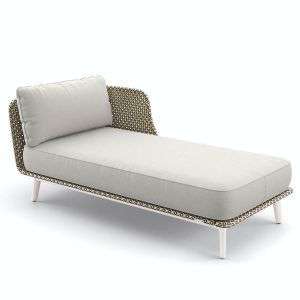 Dedon Mbarq Daybed links in pepper inkl. Kissen