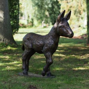 Bronzefigur "Baby Esel"