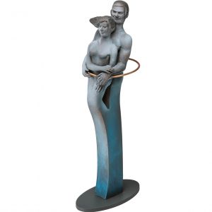 Edition Strassacker Bronzeskulptur "Union" von Annie Jungers limitiert auf 24 Stk.