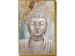 Leinwandbild "Buddha" mit Rahmen