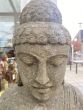 Kopf vom Stehenden Buddha aus Stein 